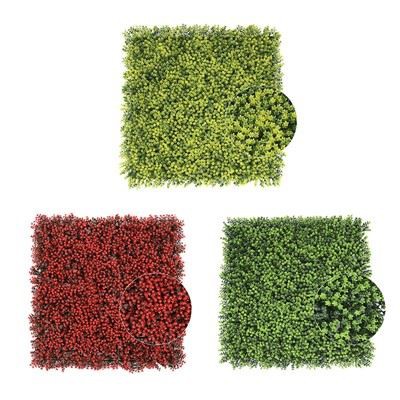 Navpični načrt zelene plošče iz umetne meje iz samorastnika