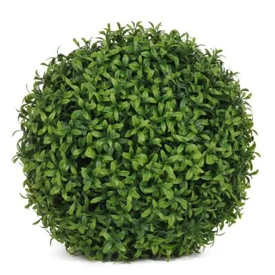 Topiarne kroglice iz umetnega samonikle trave