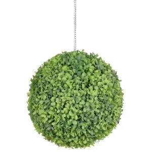 Obrat z umetno travno kroglico za notranjo dekoracijo dnevne sobe
