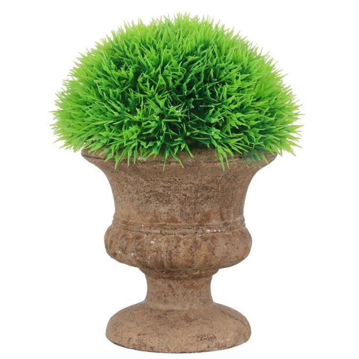 High Quality Green Artificial Grass In Small Pot